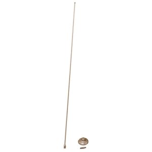 Jeep Wrangler TJ Antenna Mast & Base - Rear - Rugged Ridge - OE Style - Stainless Steel - `97-`06